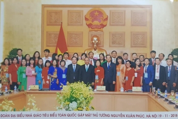 NGƯT. Trần Thị Châu Thưởng tham dự chương trình Tri ân tôn vinh những tấm gương nhà giáo tiêu biểu toàn quốc năm 2018
